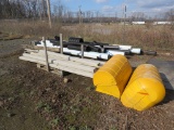 Pile of Pipe & Down Spout