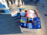Box of Misc Filters-Calipers-Fuel Pump