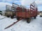 16ft Wooden Hay Wagon w/Gears