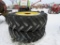 2 Tires 20.8-42 and Rims