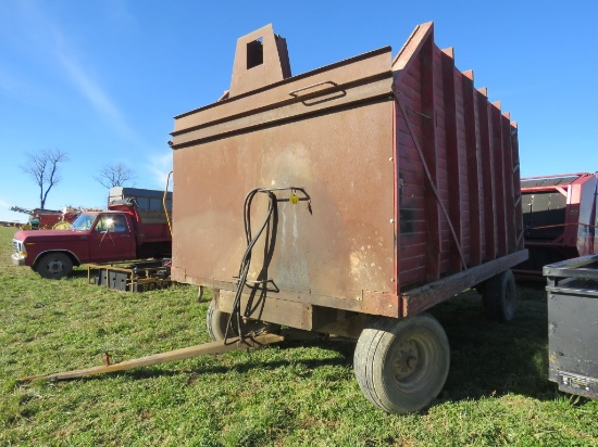 7ft x 14ft Dump Wagon w/Grain Chute