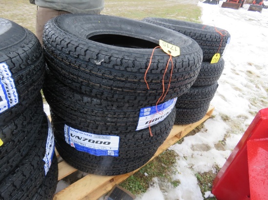 4 NEW 225/75R15 Tires