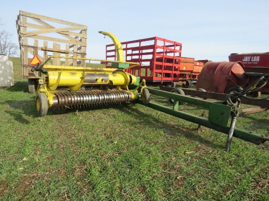 JD 3950 Forage Harvestor w/Horning Processor & Hay Head