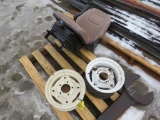 2 Rims & Tractor Seat