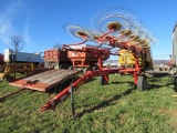Titan HSHR10 10 Wheel Rake w/Kicker Wheel
