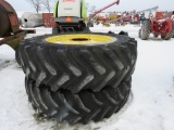 2 Tires 20.8-42 and Rims
