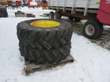2 Tires 14.9-24 and Rims