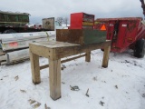 Work Bench w/Toolbox & Bolt Cabinet