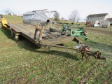1973 Sp Construction Deckover Trailer w/Ramps & 2 Spares