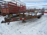 2011 PJ 8ft x 17ft deck + 3ft Dovetail Trailer