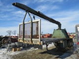 1981 Dorsey 30ft Alum T/A Trailer w/Telescopic Boom Forks