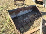 QT 78inch Bucket w/Tooth Bar