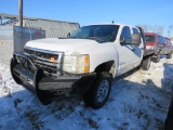 2011 Chevrolet 2500 Pickup Truck w/Metal Flatbed-Fuel Tank-Box