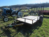 2022 Pequea 80 inch X 12ft Trailer w/Split Gate