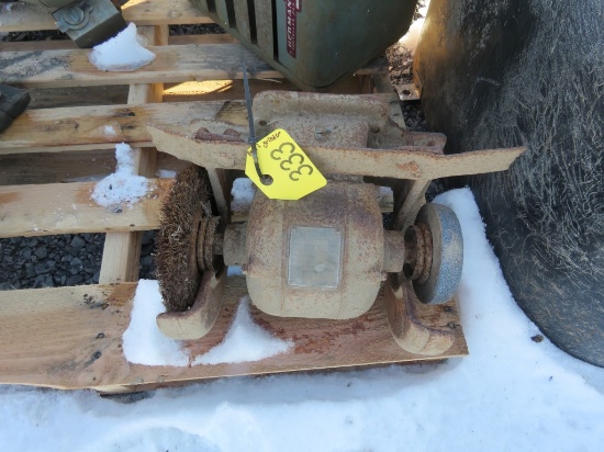 Bench Grinder & Air Compressor