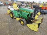 JD 210 Lawn Tractor w/Deck-Snowblower-Rototiller-Plow