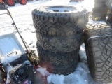 4 Tires 245/75R16 and Rims