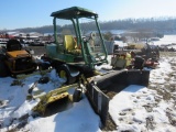 JD F1145 Lawn Tractor w/72inch Deck & Snow Pusher