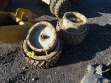 Set of Lawn Mower Steel Wheels