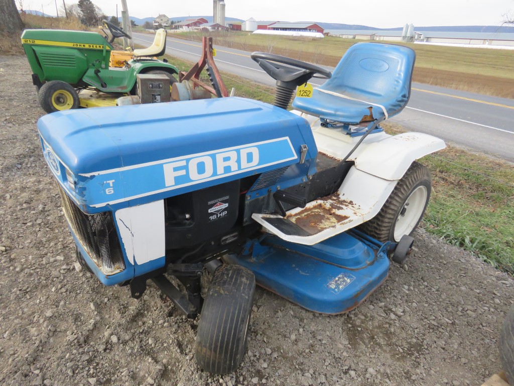 Ford YT16 Lawn Tractor w 48inch Deck Proxibid