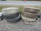 6 Tires 11R24.5 and Rims