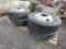 4 Tires 295/75R22.5 and Rims