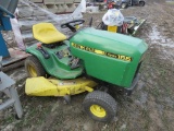 JD Hydro 165 Lawn Mower w/3ft Deck