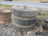 3 Tires 285/75R24.5 and Rims