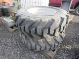 2 Tires 15.5-25LZ and Rims