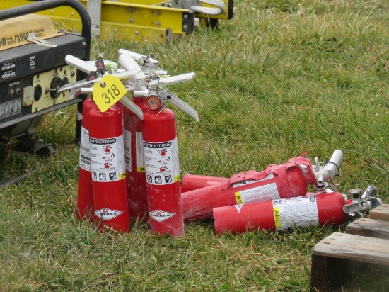 Lot of Fire Extinguishers
