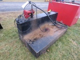 L Shaped Fuel Tank w/12volt Pump