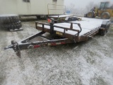 2012 PJ 21ft Tilted Deck T/A Trailer