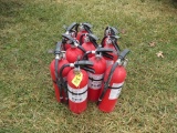 Lot of Fire Extinguishers