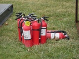 Lot of Fire Extinguishers