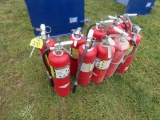 Lot of Fire Extinguishers