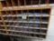 40 hole Metal Bolt Bin & Bolts & Washers