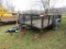 2005 Zook Welding 78inch x 12ft Trailer w/Screen Ramps