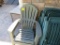Pair of Plastic Adirondack Chairs
