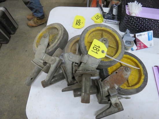 4 Scaffold Wheels