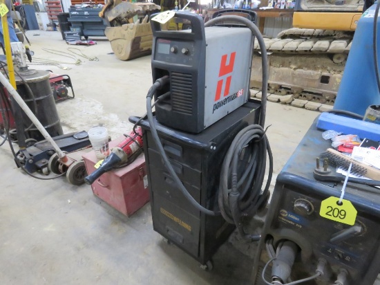 Hypertherm Powermax 65 Plasma Cutter w/Cart & Contents