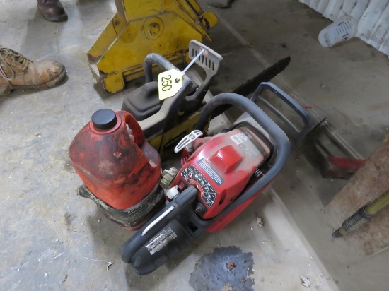 2 Chainsaws
