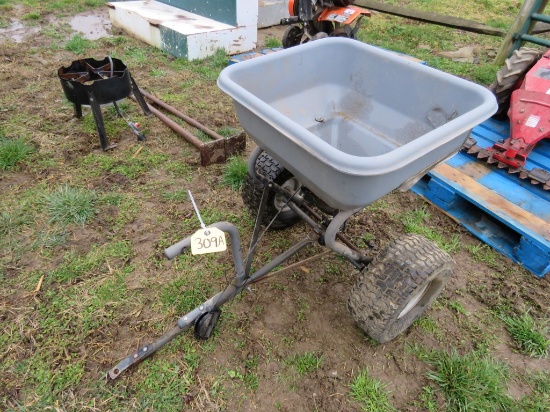 Pull Type Lawn Seeder & Fertilizer Spreader