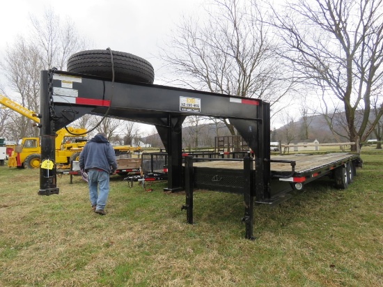 2006 Walton Gooseneck Flatbed Trailer