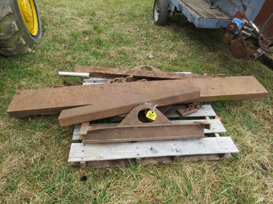 Pallet Lot of Steel Riggers/Expanders for Crane