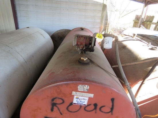 1000gal Fuel Tank w/100v Pump