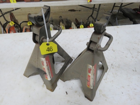 Pair of Pittsburgh 6 ton Jack Stands