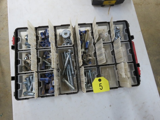 Organizer w/Bolts-Wire Nuts-Hose Clamps