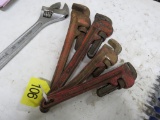 4 Pipe Wrenches