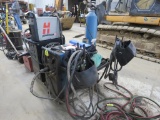 Miller Millermatic 210 Welder w/Mig Gun-Spool Gun-Tank & Cart