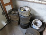 Lot of Race Car Rims & Tires